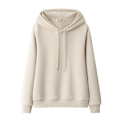 潮牌连帽小个子正肩卫衣女加绒加厚2025秋冬新款韩版长袖外套上衣