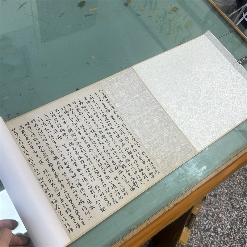 唐人草书法华经玄赞卷故宫藏本 章草字帖高清微喷复制品临摹装裱