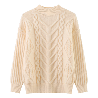 洋气粗针秋冬男童羊毛中大童毛衣