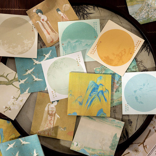 江山如画多版便利贴有粘性贴纸