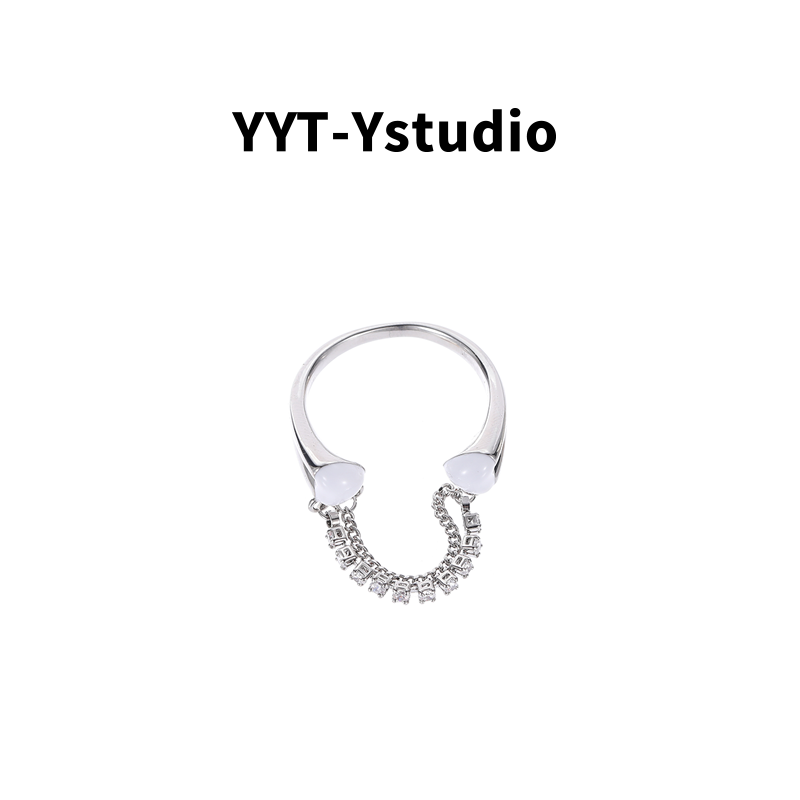 特殊电报心形流苏戒指