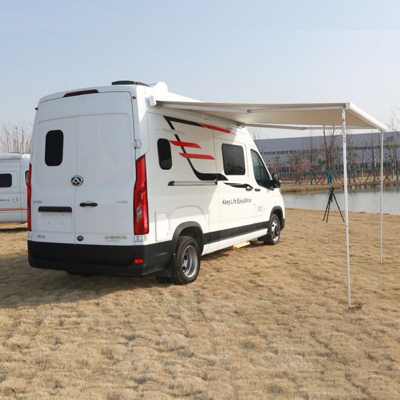 户外房车侧边车载遮阳蓬旅居挂车伸缩雨棚车边帐篷房车改装配件
