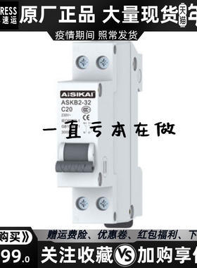 AISIKAI爱斯凯ASKB2普通型微型断路器原厂原装