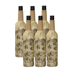 桂花酒18度750mlX6瓶三花麻绳装植物浸提类露酒广西旅游特产包邮
