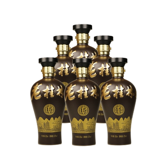 桂林三花老桂林15 古方陈酿53度500mLX6瓶米香型白酒广西特产包邮