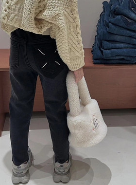 儿童裤子女童百搭显瘦烟管裤