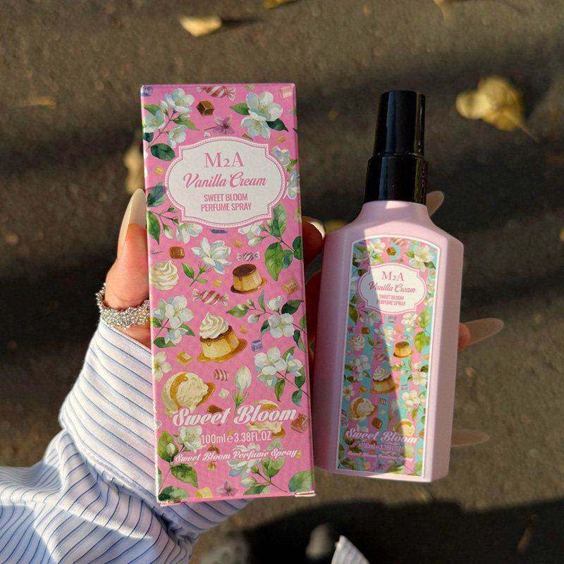 茉莉香草奶油甜蜜香水身体香氛喷雾衣物自然持久留香女士衣服除味