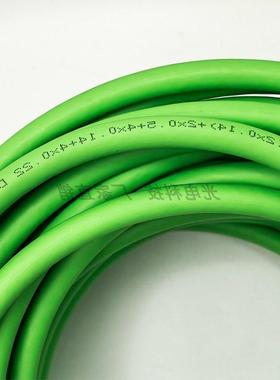 伺服电机编码器信号线反馈延长线 509667 绿色电缆线连接线