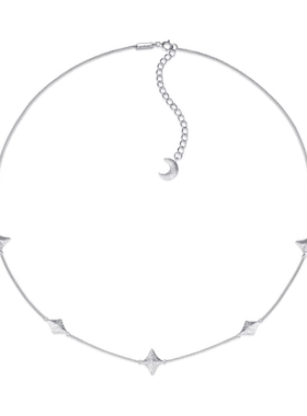 MissQueeny星升明月锁骨链