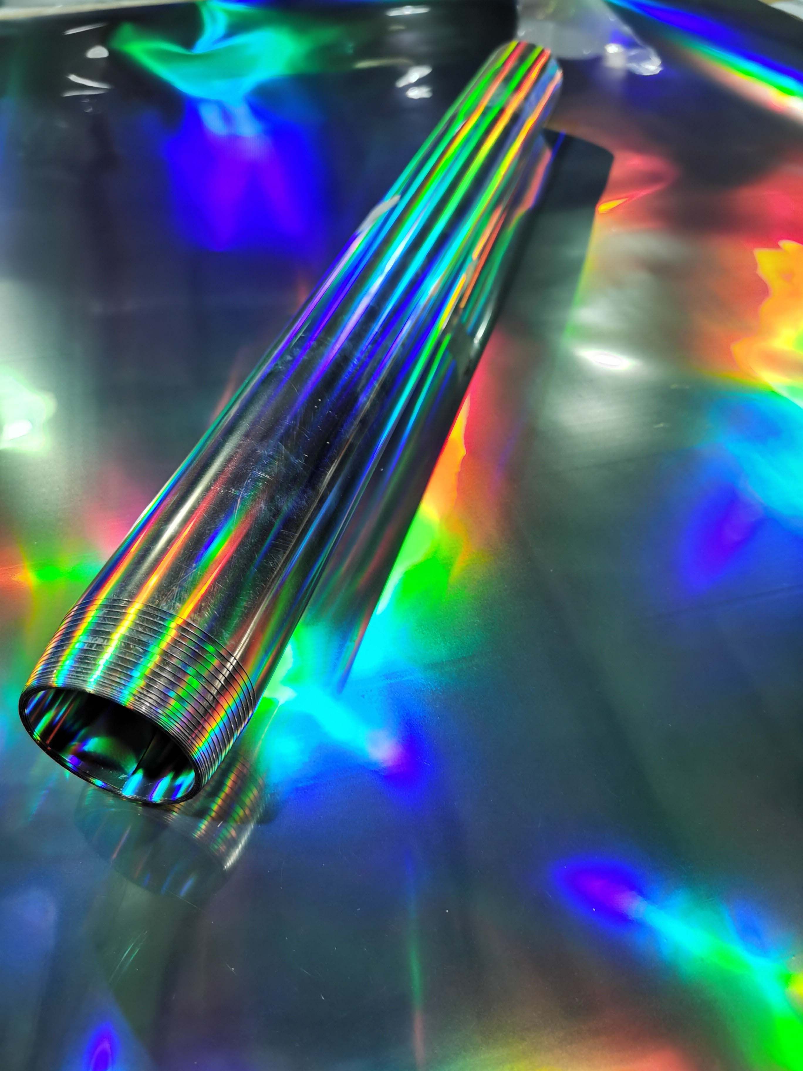 七彩镭射极光银膜车身镭射膜即时贴车身刻字喷绘贴橱窗贴纸