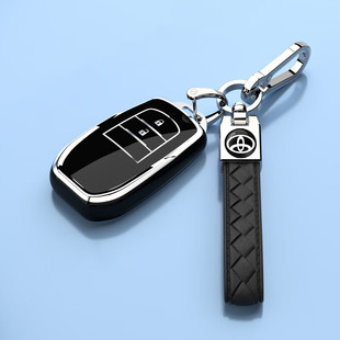 13-19款丰田荣放rav4钥匙套专用车扣保护外壳两键全包风尚男女士