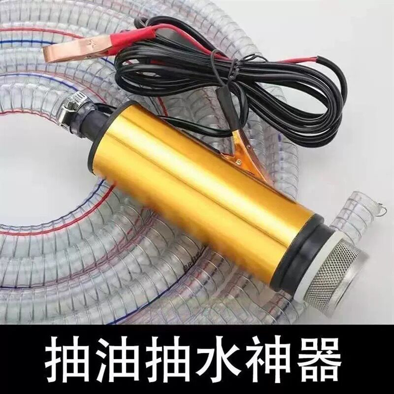 德国品质电动抽油泵12v自吸柴油泵24v大功率柴油桶抽油泵220v插电