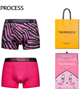 马年新款T P男内裤卡通锦纶四角裤青年运动吸汗速干透气2条装组合