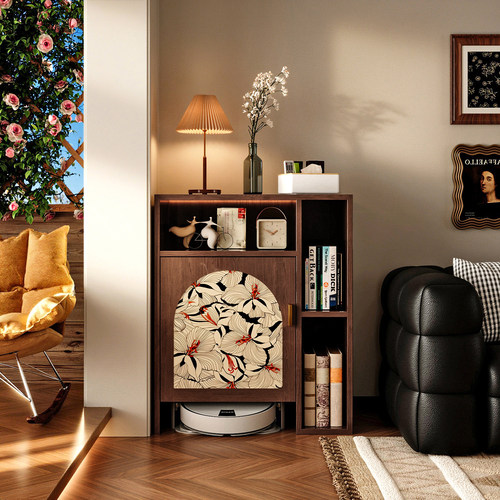 新中式实木角柜客厅收纳柜