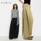 CUBIC复古摩登宽松廓形裤 子休闲基础阔腿裤 EP2001