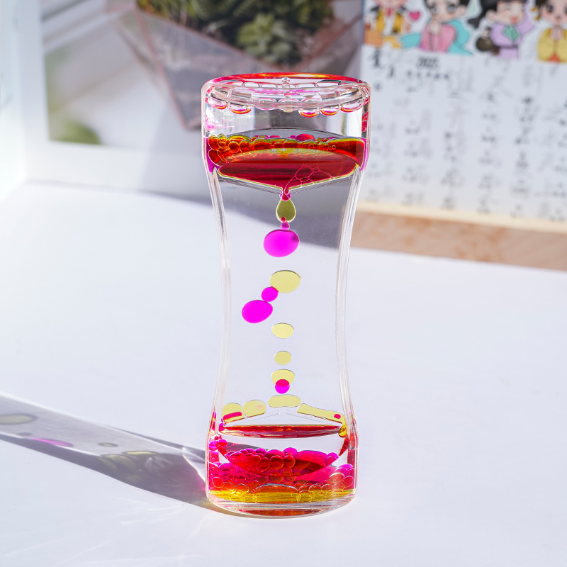 三色收腰水滴油漏摆件