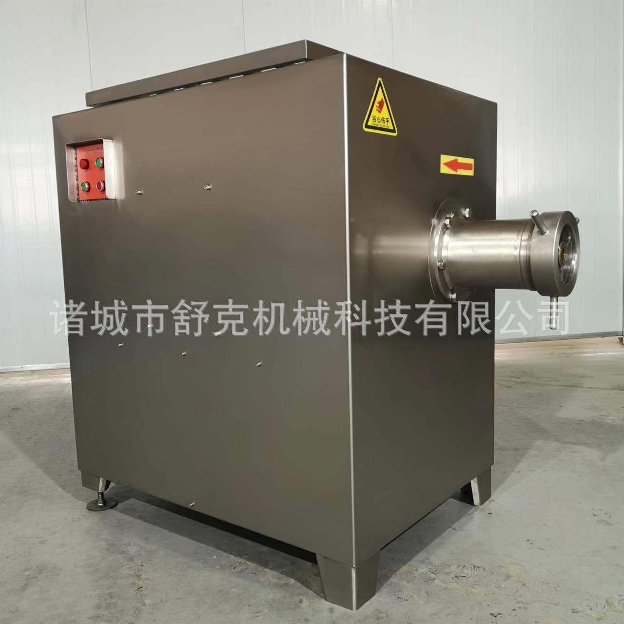 商用120型冻肉绞肉机 肉馅多功能冻肉绞切机 不锈钢大冻板绞碎机