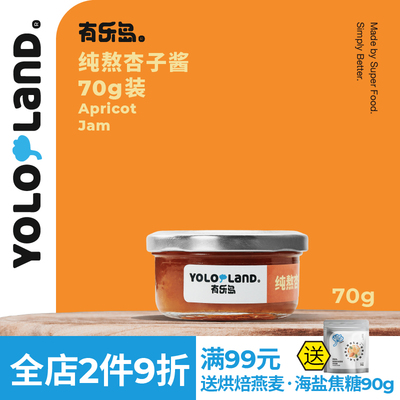 杏子酱70g纯熬无添加果胶白砂糖