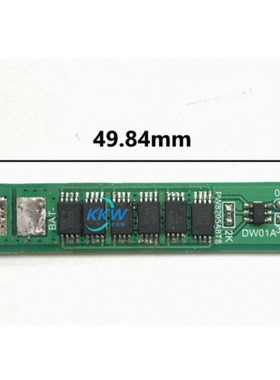 78号板子 单节锂电池保护方案板，10A过流，DW01A电路板