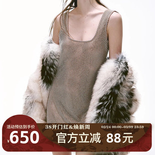 MIMIWU新店 亮闪晚礼服包臀收腰连衣裙大露背镂空性感