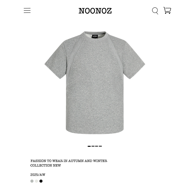 美式解构拼接短袖T恤男潮牌