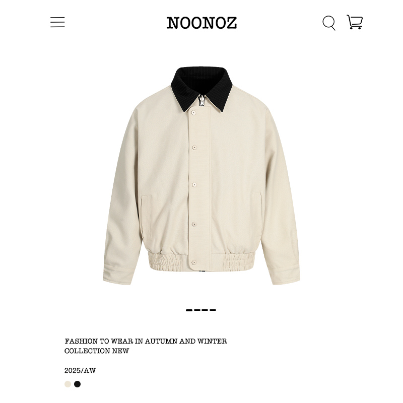 双面穿美式底特律夹克男