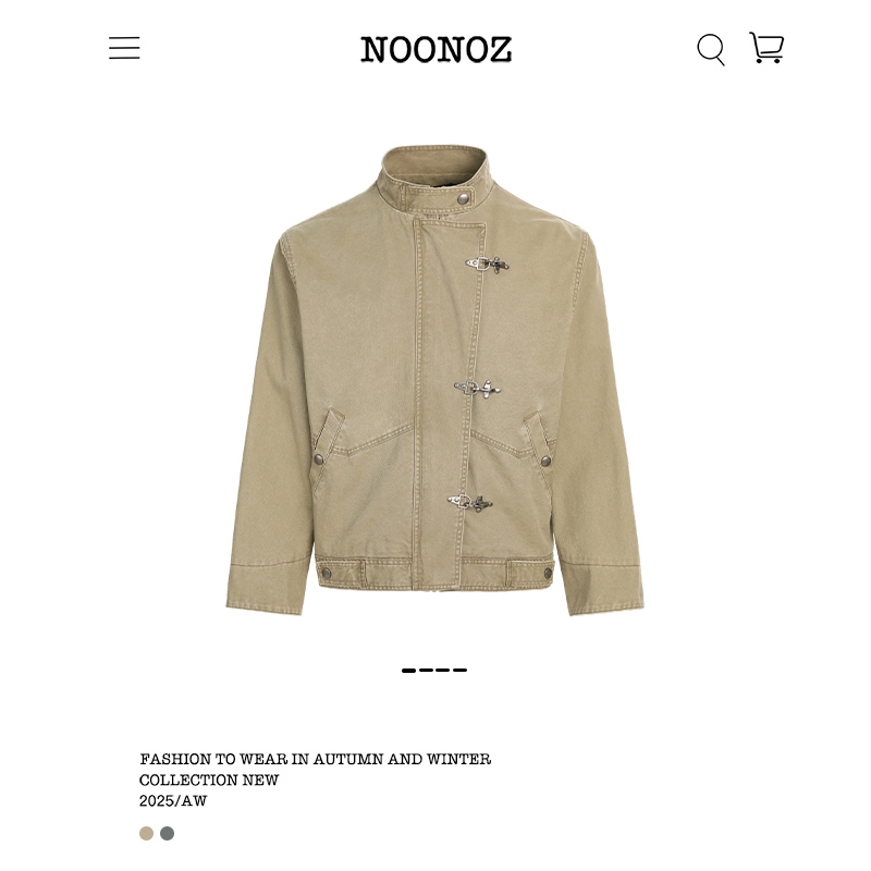 巴恩风美式解构飞机扣夹克