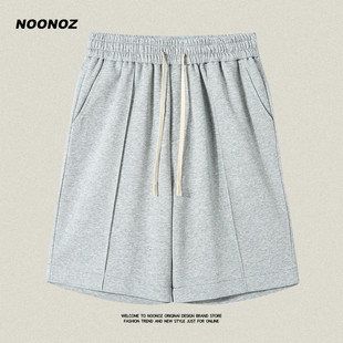 五分裤 NOONOZ潮牌短裤 街头纯色百搭休闲显瘦运动裤 美式 男2024夏季