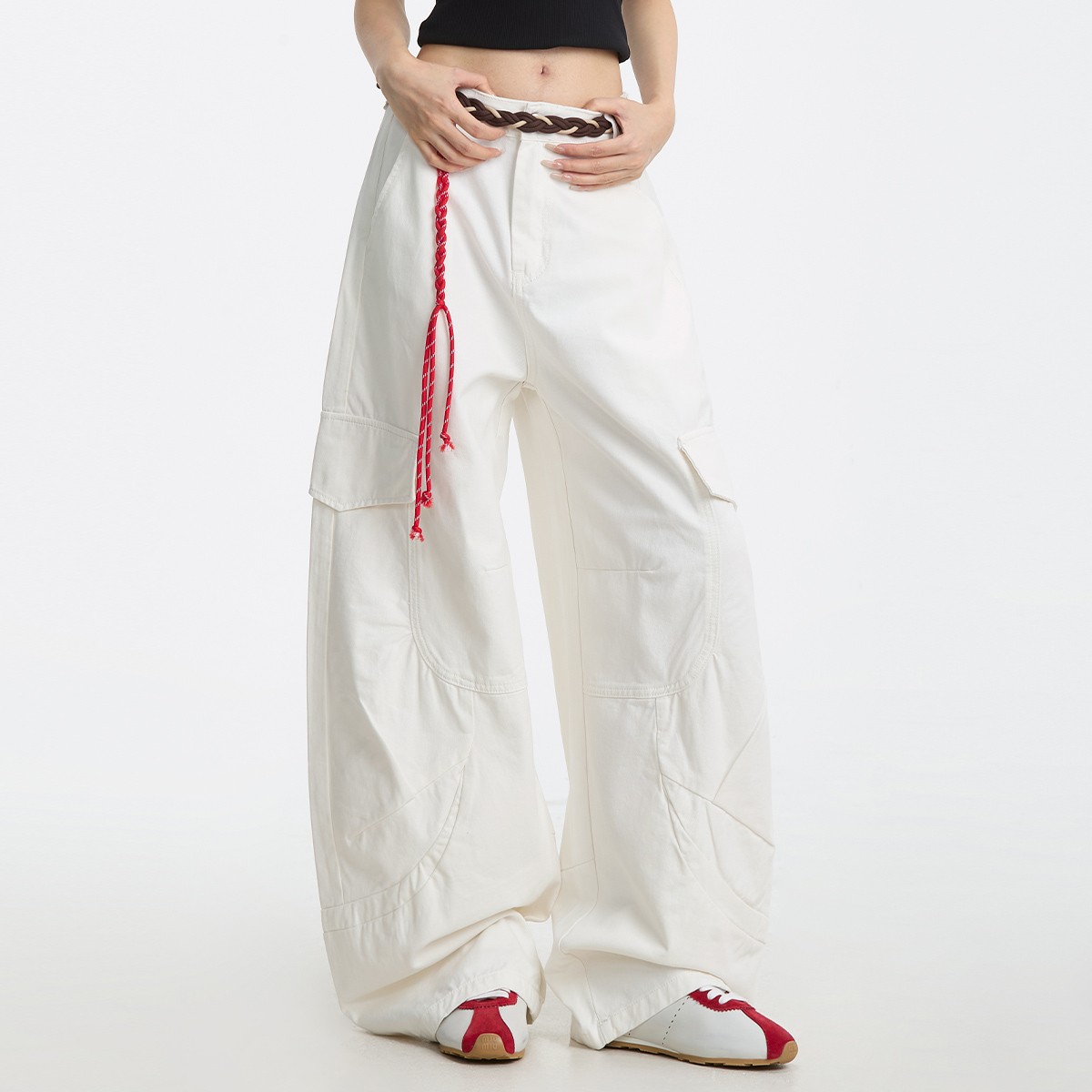 NOONOZ长裤工装裤美式休闲