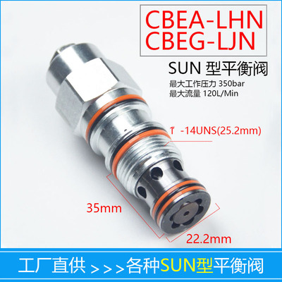 SUN型平衡阀抗衡阀CBEA CBEG LHN LJN CBA-T02-L1RN L3RN