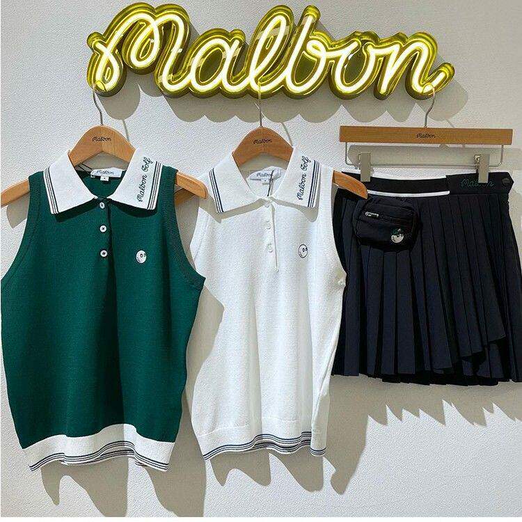 韩国malbon高尔夫服女士马甲
