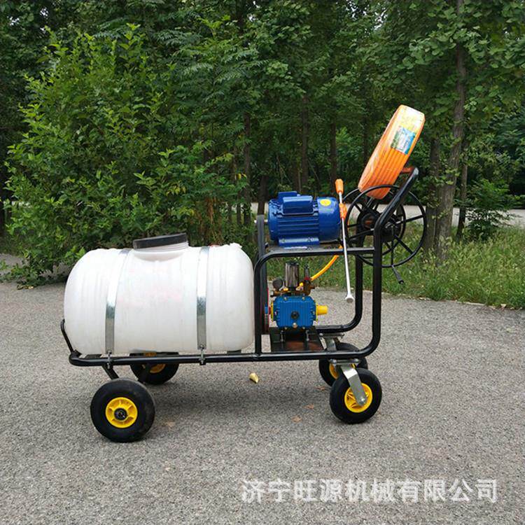 手推电动拉管打药机 汽油手推打药机 手推高压拉管喷雾器