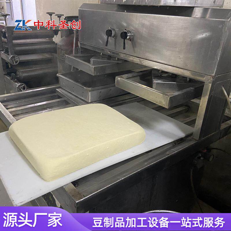 农村扶贫豆制品厂创业加工设备 全自动小型100斤豆腐机 包教技术