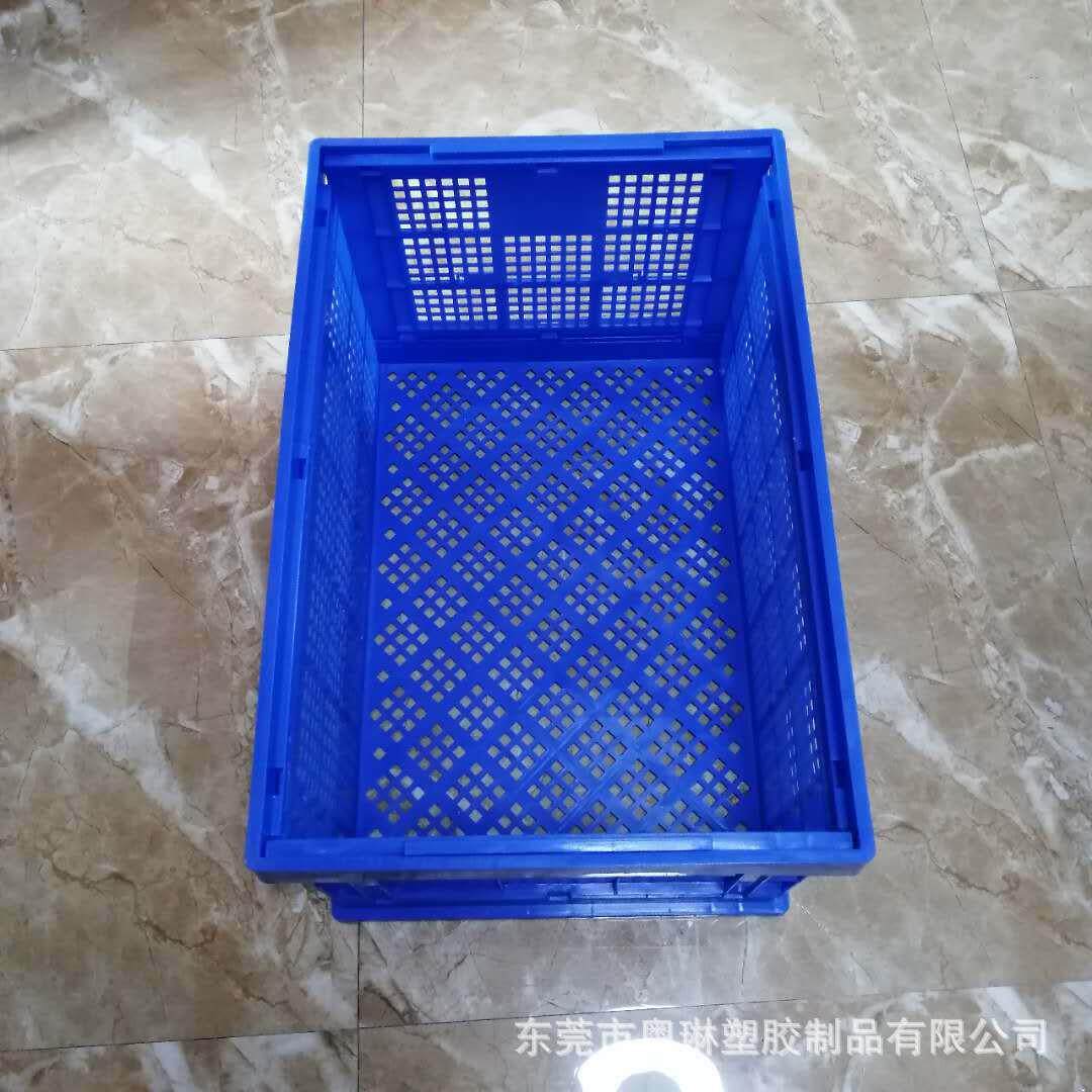 塑料折叠周转箱长方形胶框可折叠塑胶筐物流零件配件盒收纳整理箱