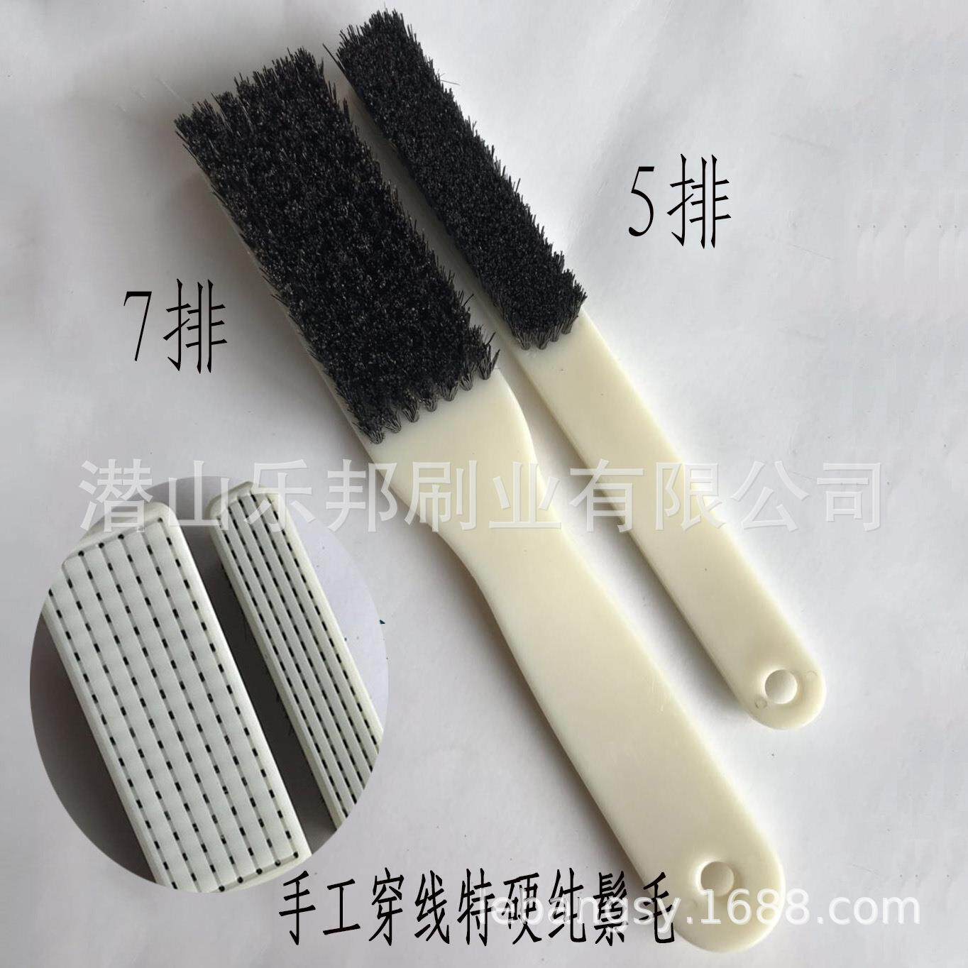 5排超大细长文玩核桃金刚刷纯野猪鬃 特硬超硬保养包浆刷硬毛刷子