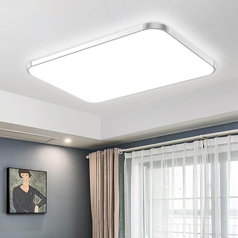 长方形超薄LED吸顶灯客厅办公室家装灯具卧室灯现代简约餐厅吊灯