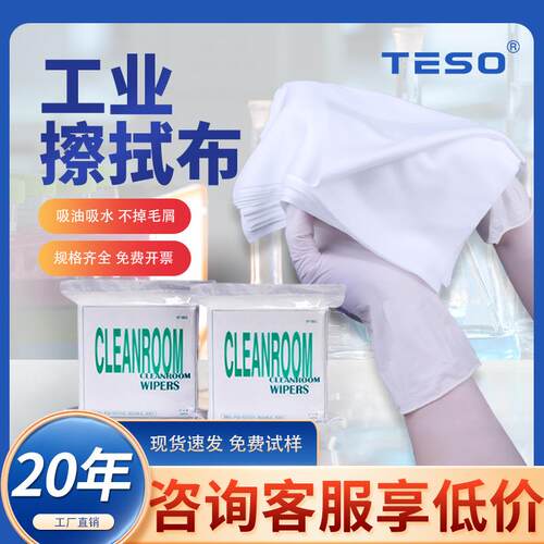06160大促无尘布 1009D/S 擦拭布 9*9 净化清洁布 9寸工业擦拭布
