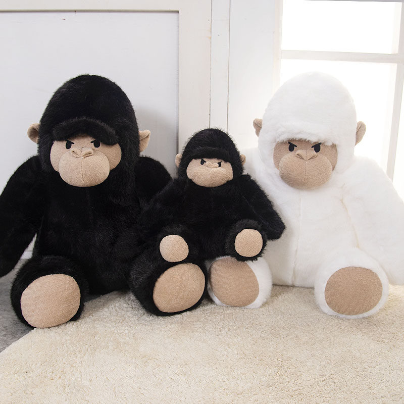 大猩猩毛绒玩具公仔黑猩猩抱枕仿真动物玩偶娃娃安抚搞怪玩偶礼物