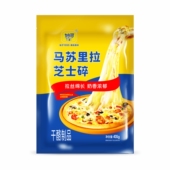 马苏里拉芝士碎妙可400克大袋装 奶香馥郁添加30%干酪