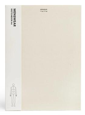 预售 时尚男装素描本A4 Fashionary Menswear Sketchbook A4