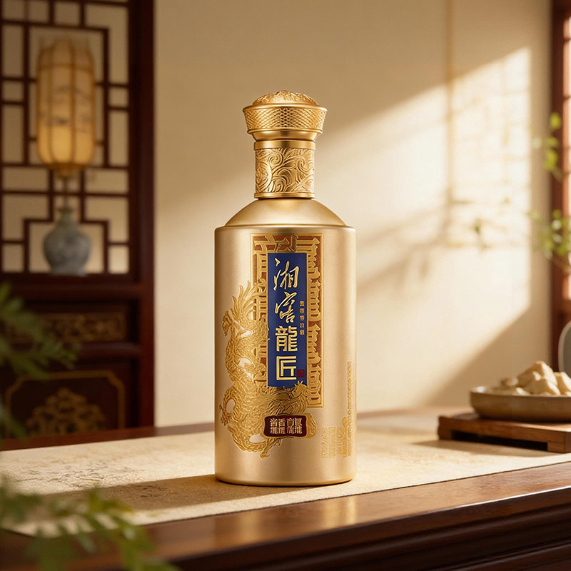 湘窖龍匠龘龘酱香白酒53度礼盒