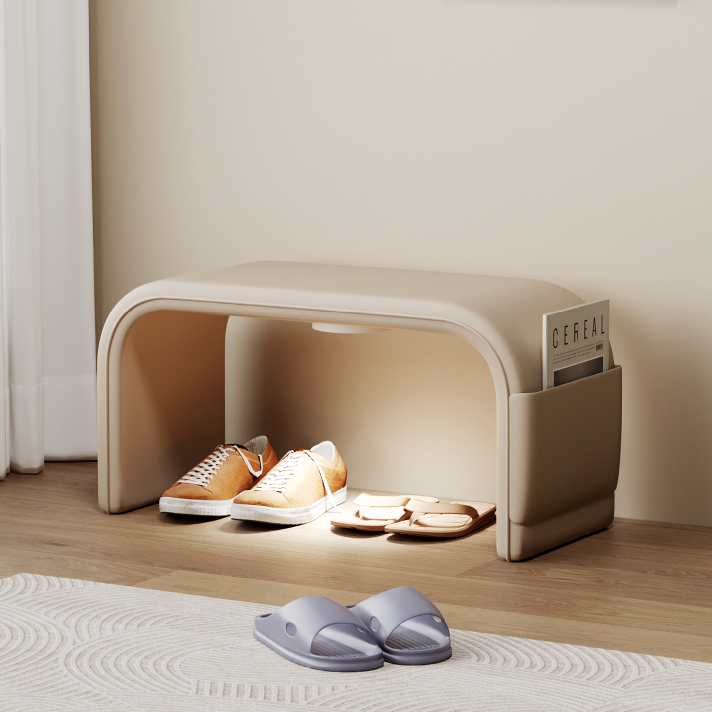 耶特创意入户换鞋坐凳不占空间