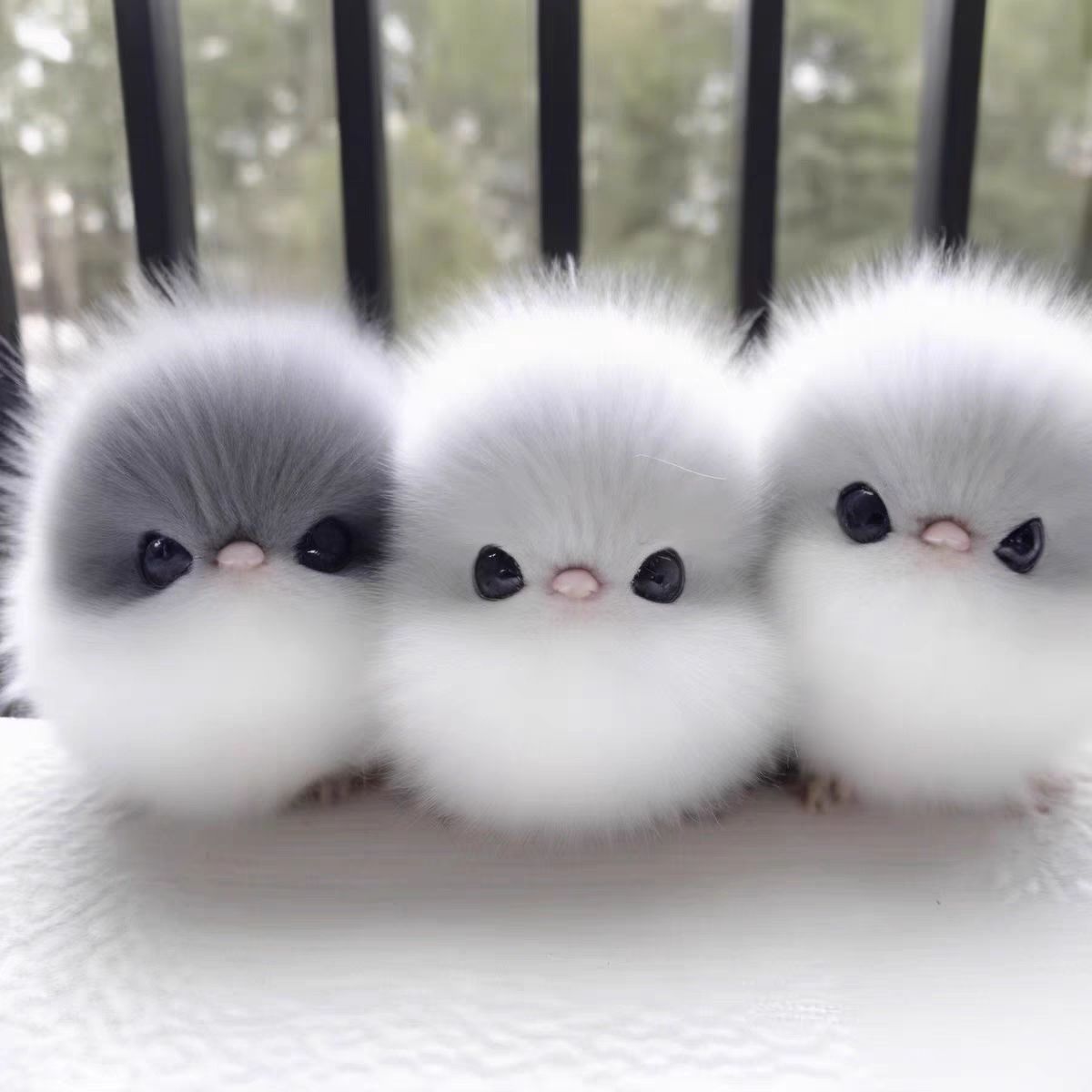 可爱小肥啾毛绒玩具钥匙扣