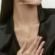 赫生HUSSAIN如愿纯银珍珠项链轻奢小众高级感妈妈秋冬配饰锁骨链