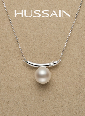 赫生HUSSAIN支点纯银项链女款2026新款秋冬锁骨链轻奢设计感吊坠