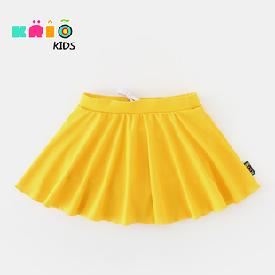 宝宝美国游泳衣冲浪服速干潜水下装 时尚 裙 女童纯色裙子 KRIOKIDS