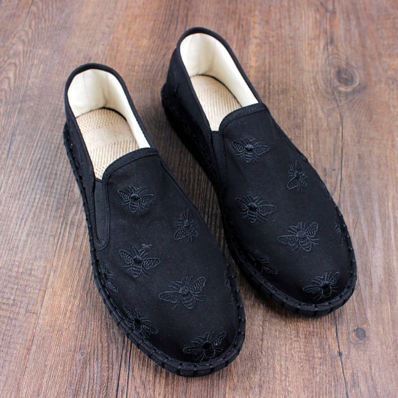 老北京布鞋男手工千层底中国风刺绣社会鞋夏季透气软底潮流绣花鞋,流行男鞋,布鞋,淘宝优惠券,粉丝福利购,淘宝优惠卷