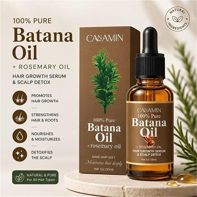 跨境头发护发精油100% Pure Batana Oil有机巴塔纳油迷迭香