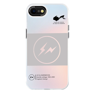 适用苹果7plus手机壳镭射高级感iphone8plus新款小皮卡磨砂防摔iphone7渐变i8炫酷se男女网红爆款时尚保护套