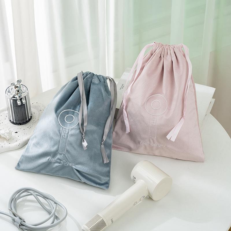 绒布防尘袋旅行风筒抽绳束口包